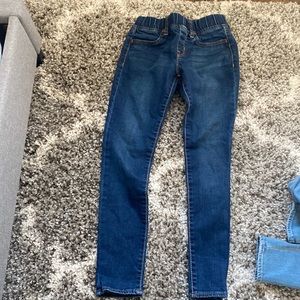 Dark wash denim jegging